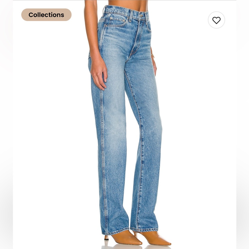 GRLFRND High Rise Blue Jeans - Picture 3 of 7